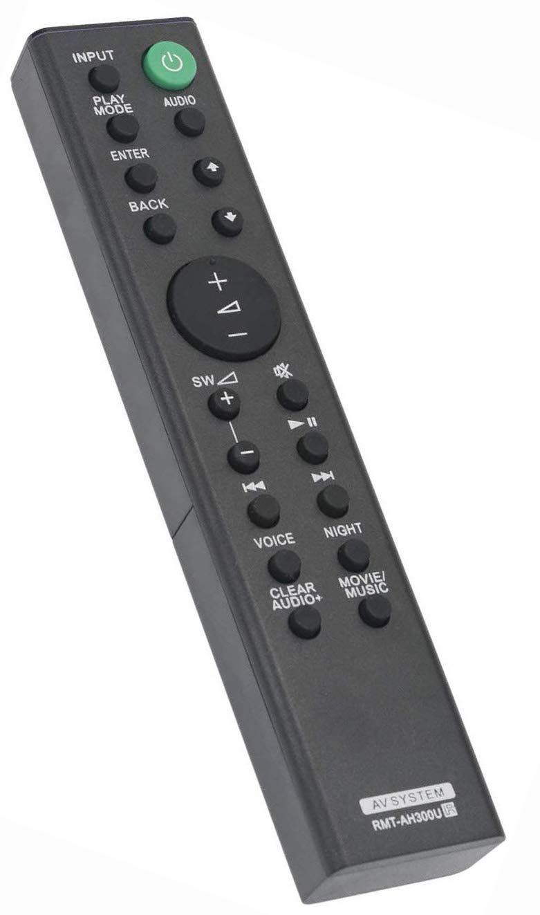 UBay RMT-AH300U Remote Control Replacement for Sony Sound Bar HT-CT290, HT-CT291, HTCT290, HTCT291, SA-CT290, SA-CT291
